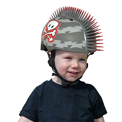 Raskullz Miniz: Lil Pirate Mohawk Helmet, Grey, Ages 18-24 Months