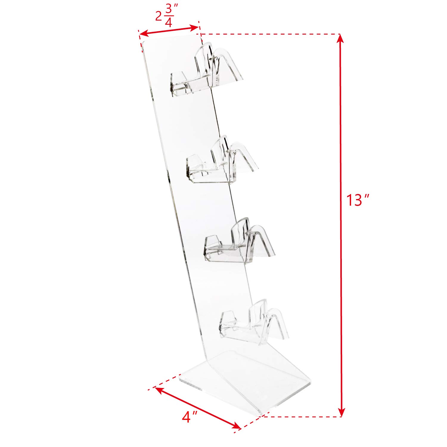 MOOCA Premium Acrylic Sunglasses Organizer and Display Stand, Sunglass Organizer, Glasses Holder, Sunglasses Organizer, Glasses Holder Stand, Eyeglass Holder Stand, Fit for All Glass Sizes, 4 Frames