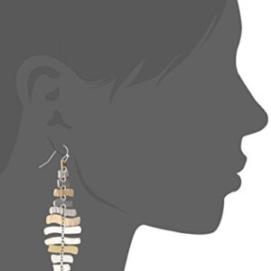 Robert Lee Morris Soho Prisma Two-Tone Sculptural Drop Earrings