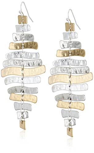 Robert Lee Morris Soho Prisma Two-Tone Sculptural Drop Earrings