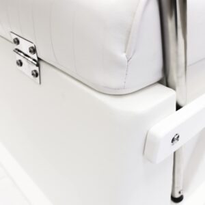 Wise 8WD437SS-784 Offshore Swingback Cooler/Storage Seat, 62 Quart, Brite White