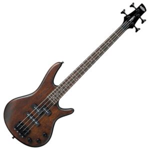 Ibanez 4 String Bass Guitar, Right, Walnut Flat (GSRM20BWNF)