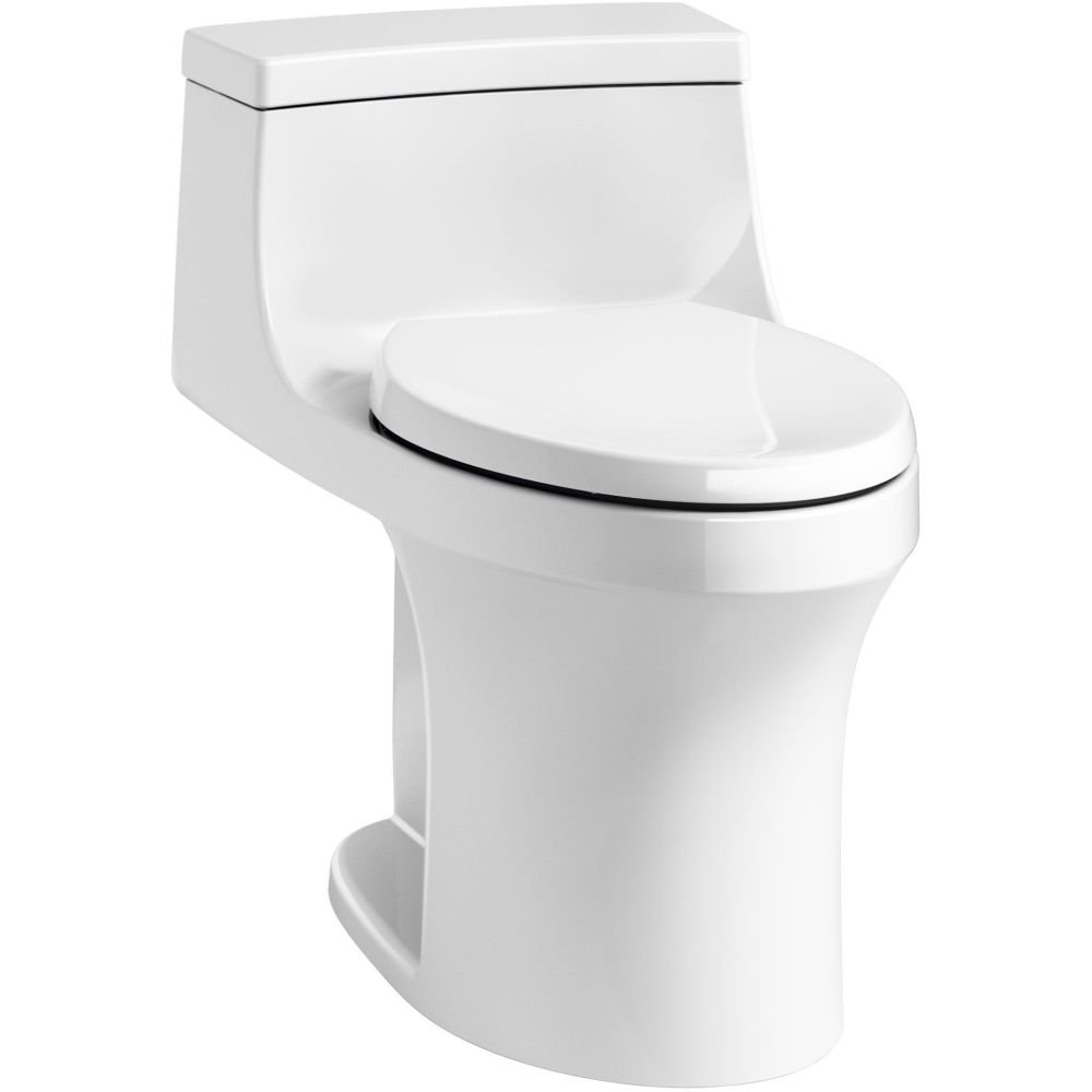 KOHLER K-5172-RA-0 San Souci Comfort Height Toilet, 25.31 x 16.38 x 27.75 inches, White