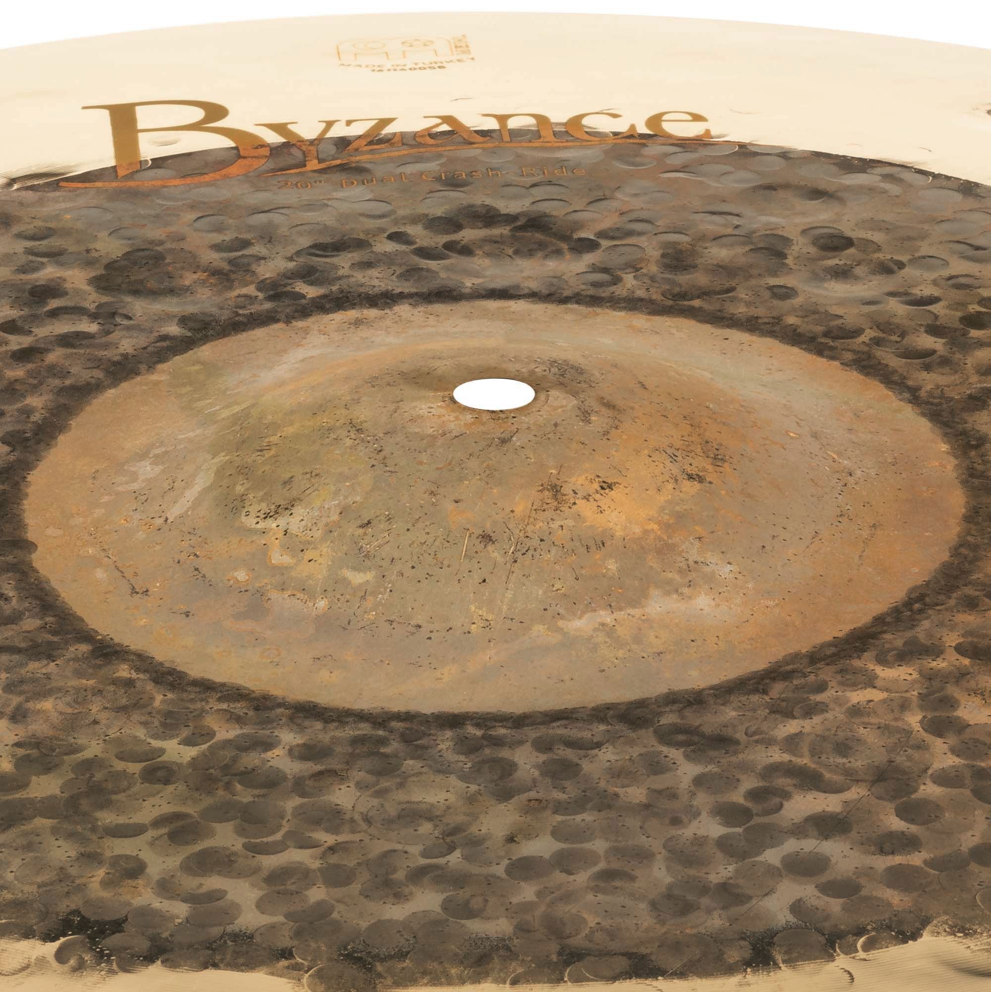 Meinl Cymbals Byzance 20" Dual Crash-Ride — Made in Turkey — Hand Hammered B20 Bronze, 2-Year Warranty, Single (B20DUCR)