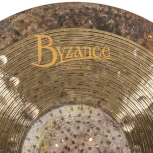 Meinl Cymbals Byzance 21" Jazz Nuance Ride with Rivets, Ralph Peterson Signature — Made in Turkey — Hand Hammered B20 Bronze, 2-Year Warranty, B21NUR, inch