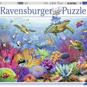 Ravensburger Tropical Waters Jigsaw Puzzle - 500 Unique Pieces, Precision-Cut | Vibrant, Glare-Free Imagery | Ideal for Relaxation or Group Activity | FSC-Certified Materials