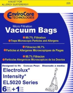 generic paper bag for electrolux intensity el 5020 series