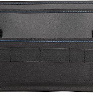 B&W International GO Portable Wheeled Rolling Tool Case Box with Pocket Boards, Black