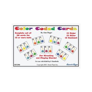 rhythm band handbell cards-36 chords/20 notes