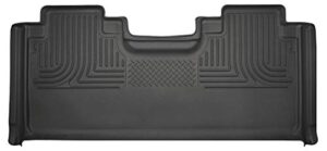 husky liners weatherbeater floor mats | fits 2015 - 2024 ford f-150 supercab; 2017 - 2024 ford f-250/f-350 supercab; 2017 ford f-450 supercab | 2nd row, 1-pc black - 19361