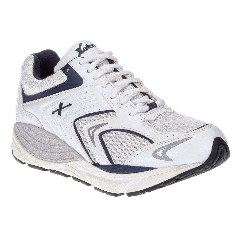 Xelero Matrix - Men's Motion Control Walking Shoe White/navy Mesh - 11 Wide