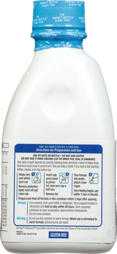 Similac Advance Infant Formula With Iron, Ready-to-Feed Baby Formula, 32-fl-oz Bottle