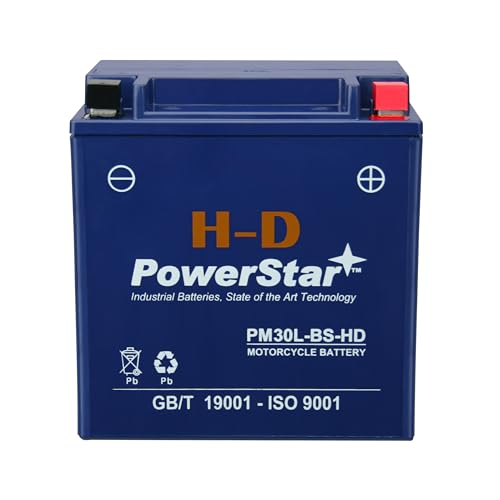 PowerStar Replaces Yix30l, Yb30l-b Battery Compatible with Polaris Sportsman 600 700 800