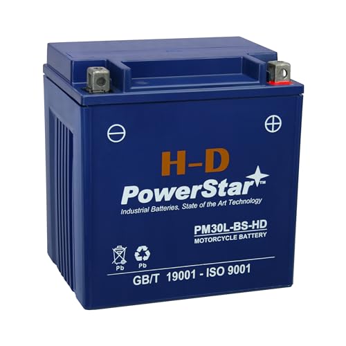 PowerStar Replaces Yix30l, Yb30l-b Battery Compatible with Polaris Sportsman 600 700 800