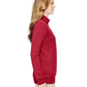 adidas Womens Climalite 3-Stripes Pullover (A191) -Power RED/ -S