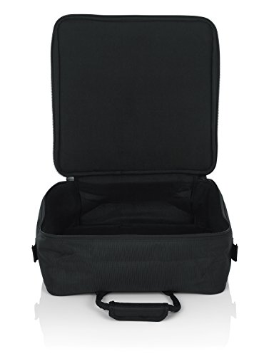 Gator Cases Padded Nylon Mixer/Gear Carry Bag with Removable Strap; 15.5" x 15" x 5.5" (G-MIXERBAG-1515),Black