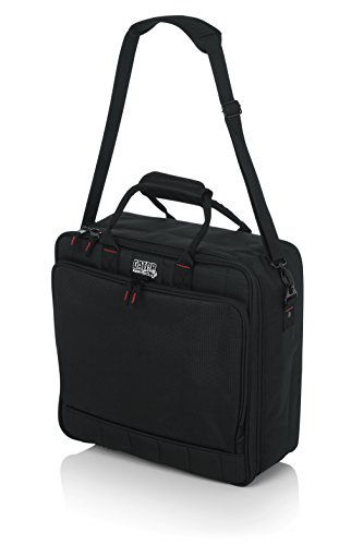 Gator Cases Padded Nylon Mixer/Gear Carry Bag with Removable Strap; 15.5" x 15" x 5.5" (G-MIXERBAG-1515),Black