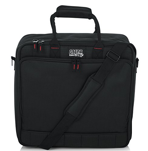 Gator Cases Padded Nylon Mixer/Gear Carry Bag with Removable Strap; 15.5" x 15" x 5.5" (G-MIXERBAG-1515),Black