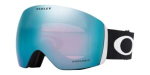 oakley flight deck l goggle, matte black strap/prizm snow sapphire iridium lens, large