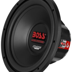 BOSS Audio Systems CH12DVC Chaos Series 12 Inch Car Subwoofer - 1800 Watts Max, Dual 4 Ohm Voice Coil, Sold Individually, Hook Up to Amp