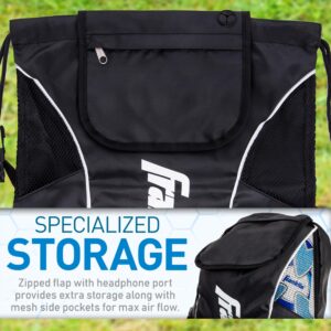 Franklin Sports Soccer Bag with Ball Holder For Boys + Girls Equipment , Cleats + More - Youth + Adult