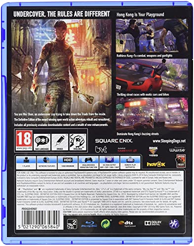 Sleeping Dogs Definitive Edition (PS4)