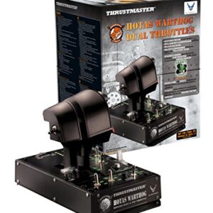 Thrustmaster HOTAS Warthog Dual Throttles for Flight Simulation, Official Replica of the U.S Air Force A-10C Aircraft (Compatible with PC)