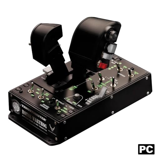 Thrustmaster HOTAS Warthog Dual Throttles for Flight Simulation, Official Replica of the U.S Air Force A-10C Aircraft (Compatible with PC)