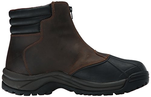 Propét mens Blizzard Mid Zip-m hiking boots, Brown/Black, 10 3X-Wide US