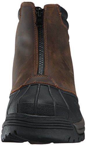 Propét mens Blizzard Mid Zip-m hiking boots, Brown/Black, 10 3X-Wide US