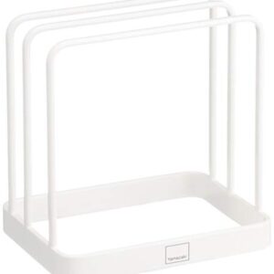 Yamazaki Home Plate Cutting Board Stand – Kitchen Storage Rack Holder Organizer