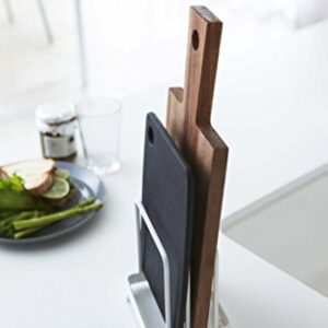 Yamazaki Home Plate Cutting Board Stand – Kitchen Storage Rack Holder Organizer