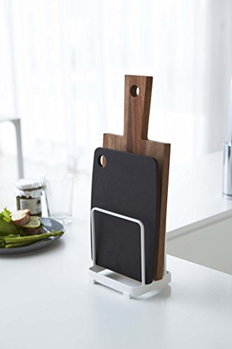 Yamazaki Home Plate Cutting Board Stand – Kitchen Storage Rack Holder Organizer