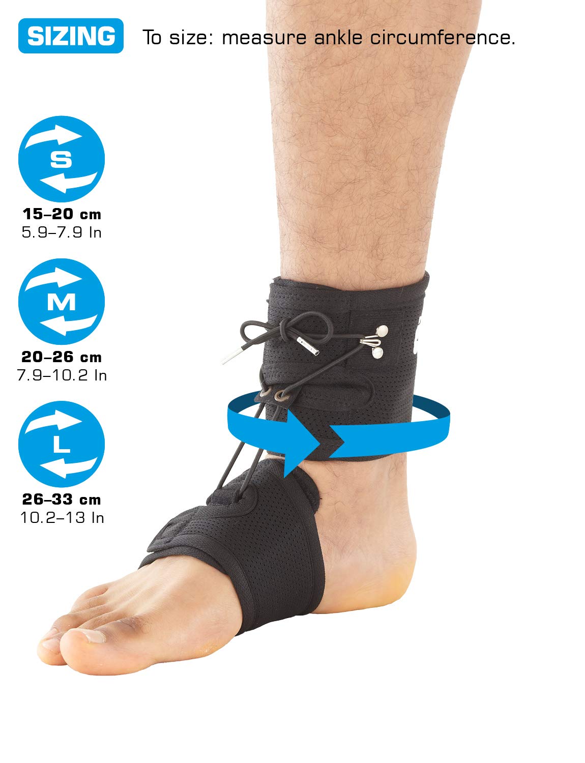 Neo-G Drop Foot Daily Support & Relief – Helps with Drop Foot, Nerve Injury, Foot Position, Relieve Pressure, Ankle & Foot Orthosis – Class 1 Medical Device - L - Black