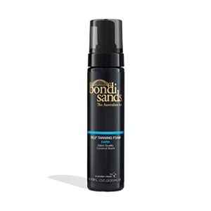 Bondi Sands Dark Self Tanning Foam | Lightweight, Self-Tanner Foam Enriched with Aloe Vera and Coconut Provides an Even, Streak-Free Tan | 6.76 oz/200 mL