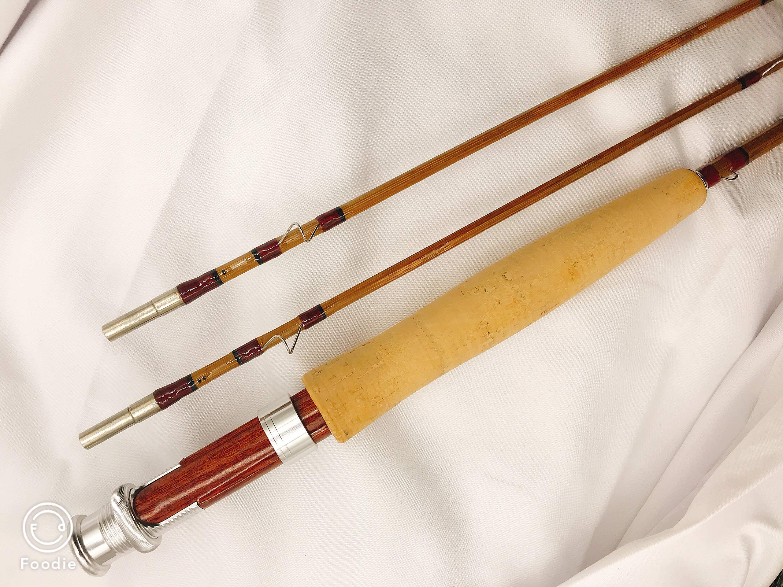 Bamboo Fly Rod 7'0" for #4 Line Wt,2 Piece with 2 Tips.