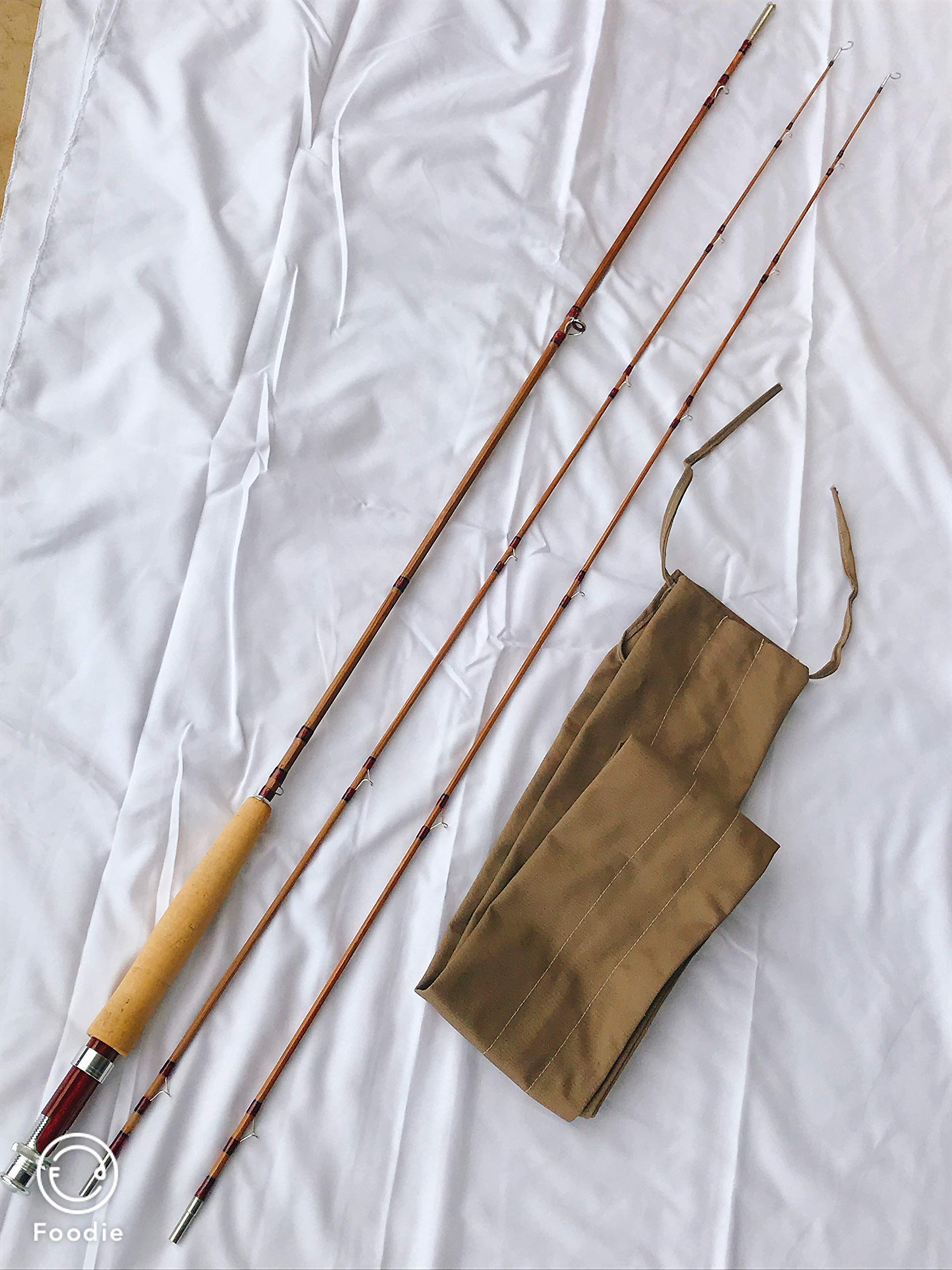 Bamboo Fly Rod 7'0" for #4 Line Wt,2 Piece with 2 Tips.