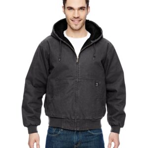 Dri-Duck Men's 5020 Cheyenne Hooded Work Jacket, Charcoal, X-Large