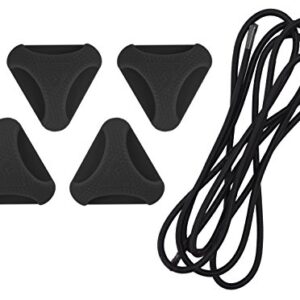 Seattle Sports Tri-Way LashMates Mini Bungee Deck Kit - Customized Deck Rigging for Kayaks and SUPs , Black