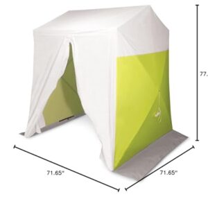 Allegro Industries 9401‐66 Deluxe Work Tent, 6' x 6', 1 Door, Green