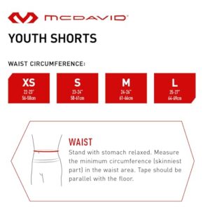 McDavid Boys' Boxer Brief Shorts with FlexCup Athletic Protection, Moisture Wicking & Cooling, White, Youth Large