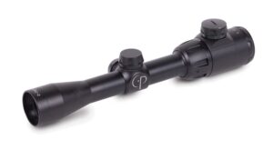 centerpoint lr273rg2 2-7x32mm rifle scope with illuminated t.a.g. reticle and picatinny rings,black