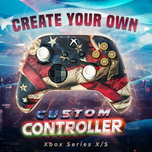 Controller Bullet Buttons for Xbox One Series X S - Made Using Real 9MM Spent Bullet Casings - Includes Tools