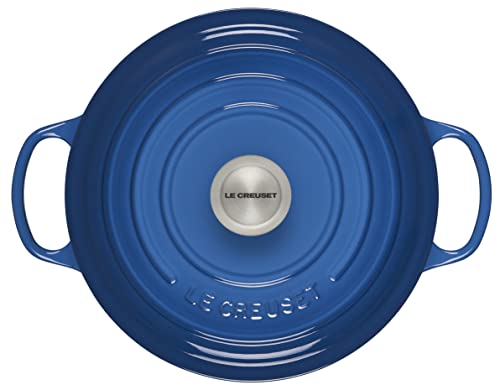 Le Creuset Enameled Cast Iron Signature Round Dutch Oven, 5.5 qt., Marseille