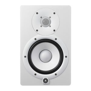 Yamaha HS7W 6.5-Inch Powered Studio Monitor (White, 2-Pack) Bundle (2 Items)