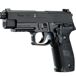 SIG SAUER P226 MK-25 CO2-Powered .177 Cal Semi-Auto Black Airgun Pellet Pistol with 16rd 8x2 Rotary Magazine