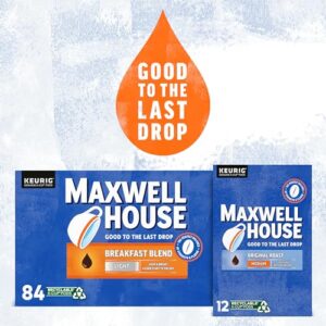 Maxwell House Original Roast Medium Roast Keurig K-Cup Coffee Pods (12 ct Box)