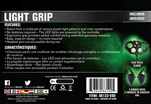 Nyko Light Grip - Full Color Light Up Skin and Grip for Xbox One Controller