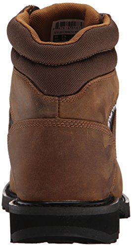 Carhartt Men's Traditional Welt 6" Steel Toe Work Boot Construction, Crazy Horse Brown Oil Tanned, 12 Wide