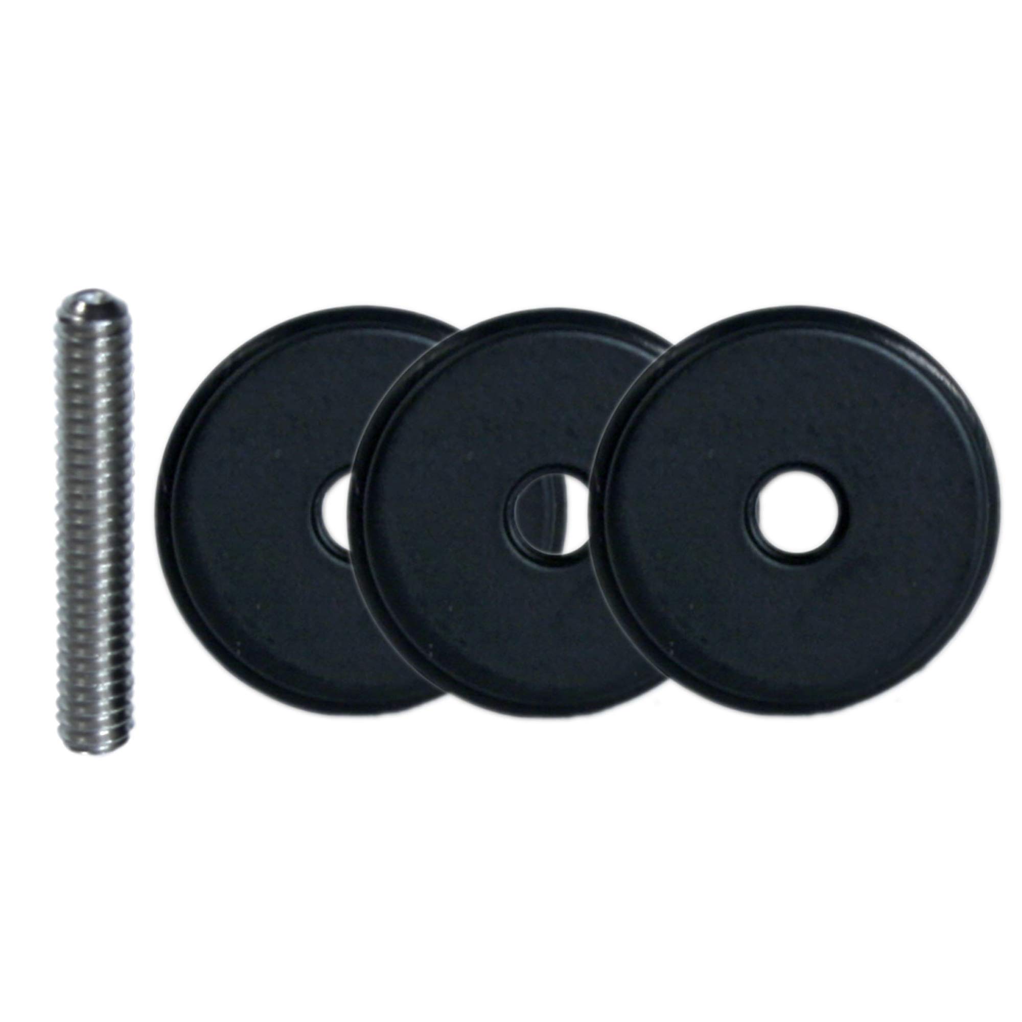 Dead Center Archery Products Stainless 1 oz. Weight Set. 3 per Pack (Matte Black)